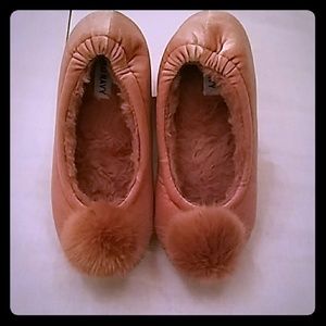 Mauve Pink, warm and fuzzy slippers